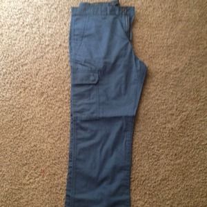 Banana republic blue cargo pants size 33/32