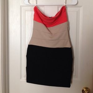 Strapless mini dress!