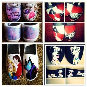 Custom Hand Painted Shoes