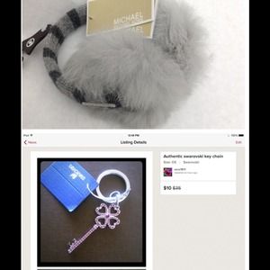 # Bundle # swarovski key chain & earmuffs