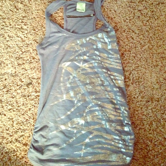 Gray & Silver tank.