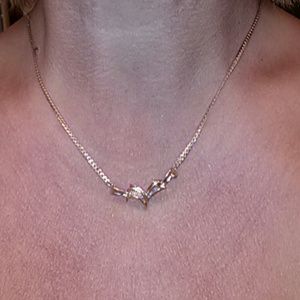 Vintage - Diamond &  Gold Necklace