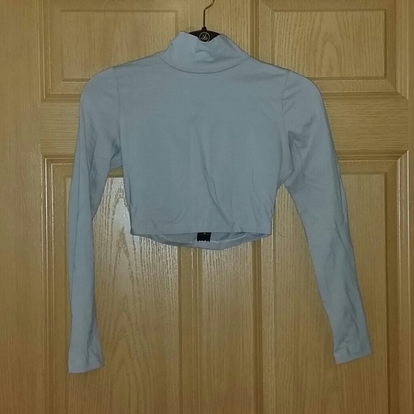 Grey Crop Top