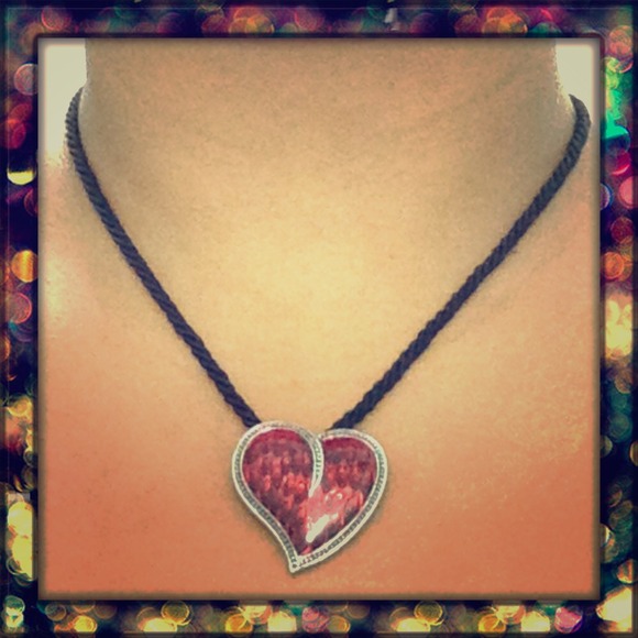 Gorgeous Red Heart Necklace