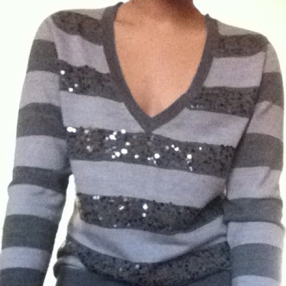 Grey and Glitter Sweater