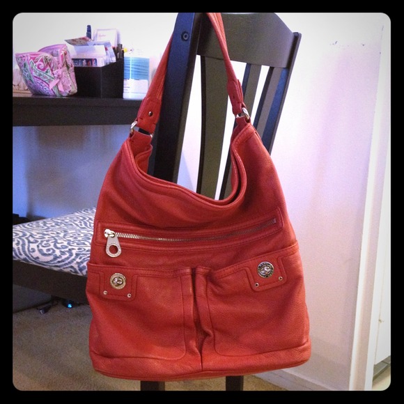 Marc by Marc Jacobs Red Farridah Hobo Bag