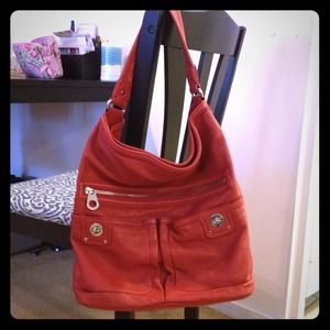 Marc by Marc Jacobs Red Farridah Hobo Bag