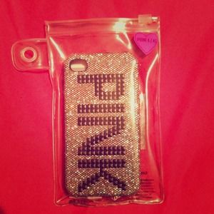 VS PINK Glittery iPhone 4/4S case!