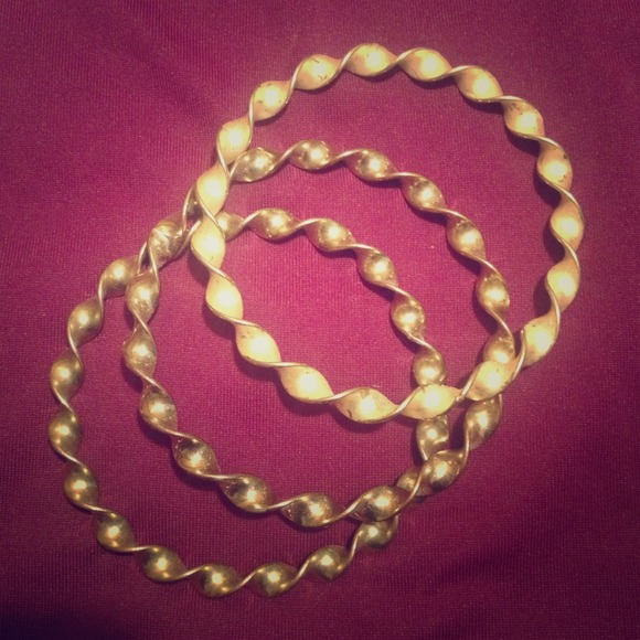 Gold bangles