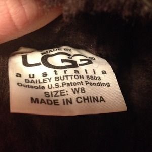 Brown bailey button uggs