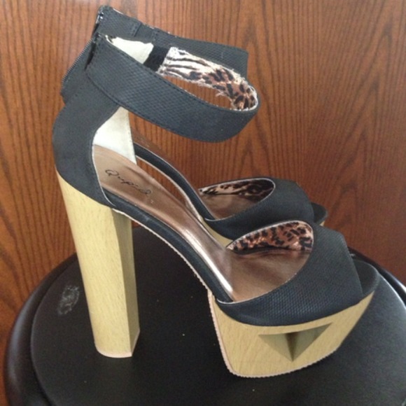Black heels
