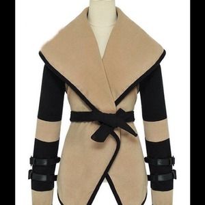 Color Block Jacket& Red Dress bundle