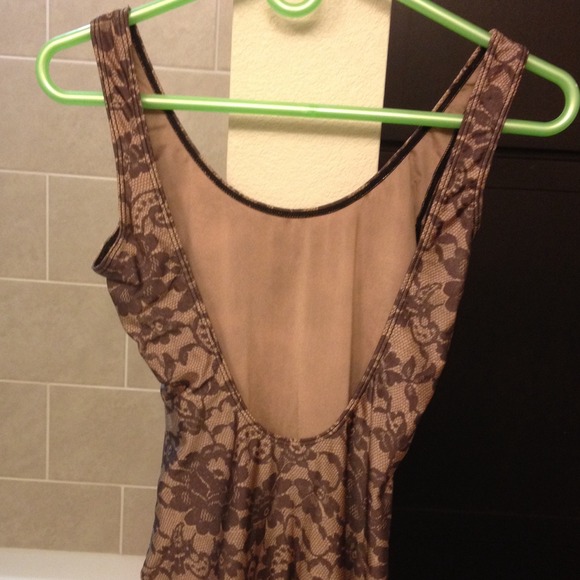 American apparel nude and lace dress - Picture 2 of 3