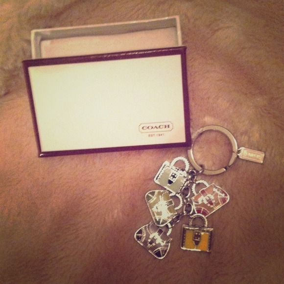 Coach purse key chain