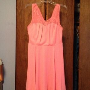 Express pink/peach size 10 dress.