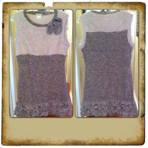 ❤️Eyelash Two Toned Sweater Tunic ❤️