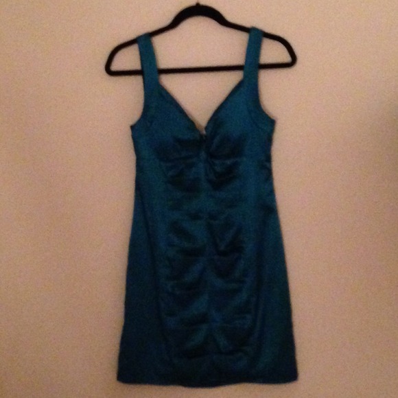 🔶Reduced🔶Teal Blue Cocktail Dress - Picture 3 of 4