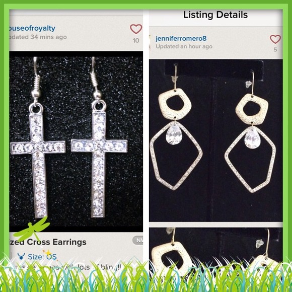 Jewelry - Crystallized Cross Necklace bundle