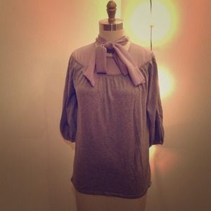 Anthropologie Girls from Savoy Grey Sweater