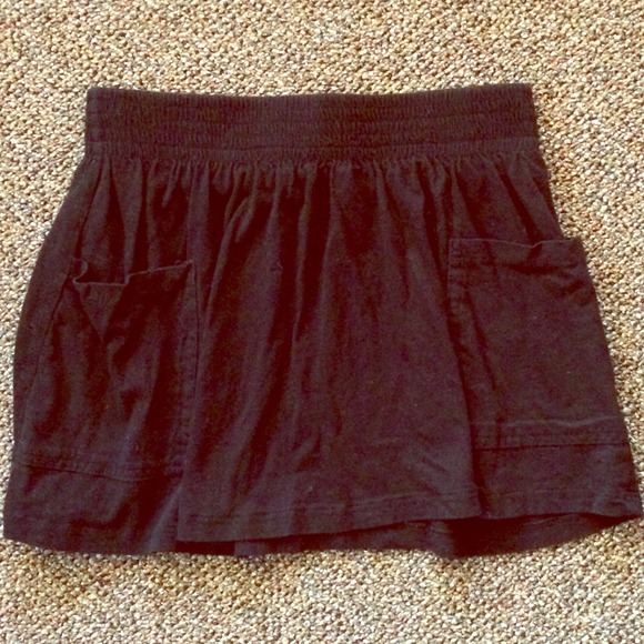 Black skirt.