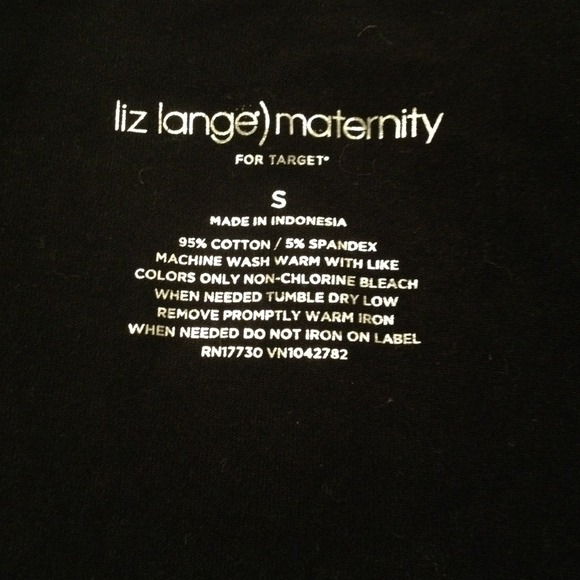 Black maternity short sleeve wrap like top - Picture 2 of 2