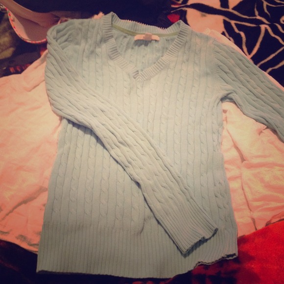 Beautiful light blue sweater