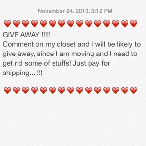 giveaway !!!!!
