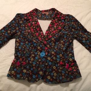 Vintage Style Corduroy Blazer