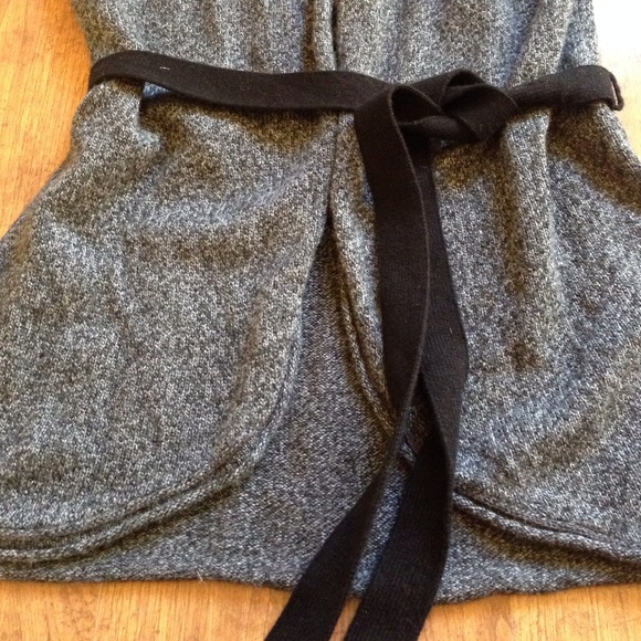 Banana Republic Gray Cardigan with Black trim - Picture 3 of 4