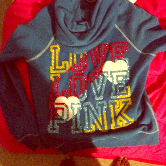 VS PINK Blue Pullover Hoodie! RESERVED