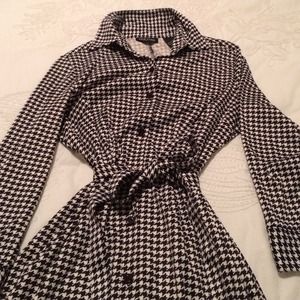 Houndstooth Shirt Dress