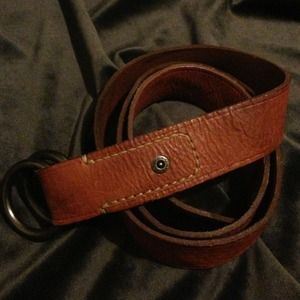 Leather belt (Levi's, tan) UNISEX