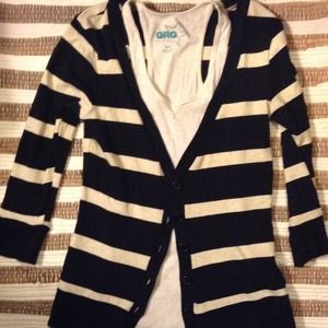Striped Cardigan