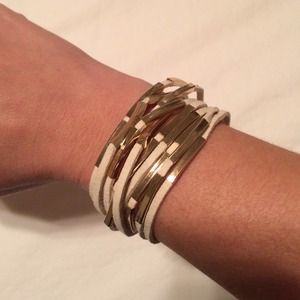 Gold and Cream H&M bracelet