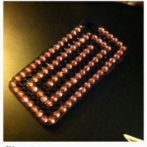Rhinestone and Christmas iPhone 4 case