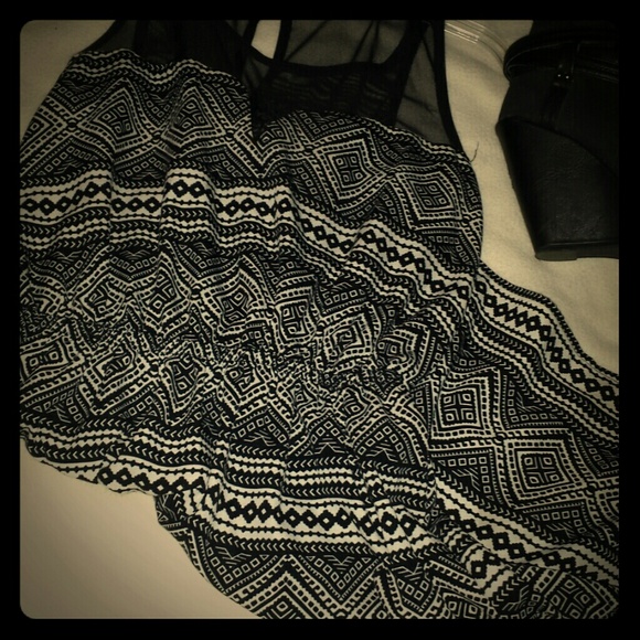 Sheaer top Tribal dress