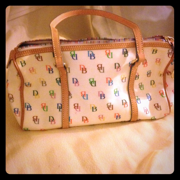 Dooney and Bourke mini barrel purse.