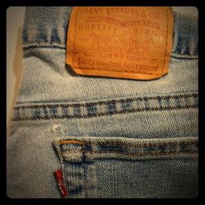 Levi Jeans-- VERY Broken In!