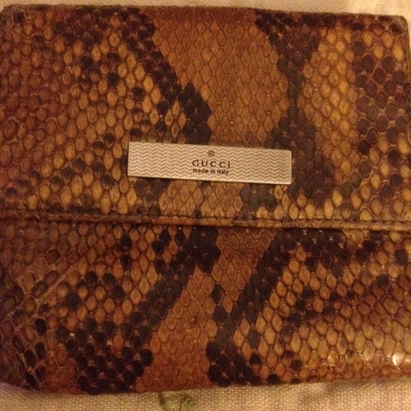 REDUCED!!!! Gucci snake skin wallet $70.00