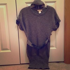 Arden B Sweater with Belt & matching scarf