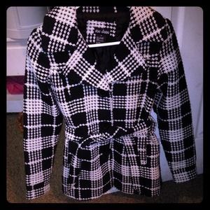 Black and White Jacket, Black Boots, Lucky Crops