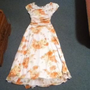 Spring floral dress