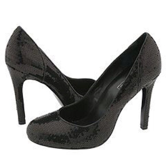 Black Sequin 'Oh Deer!' Stilettos!