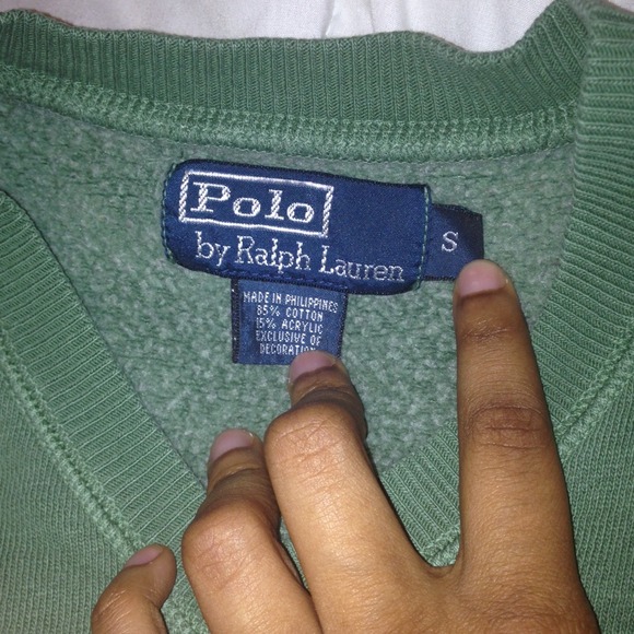 Green Polo by Ralph Lauren crewneck small - Picture 3 of 3