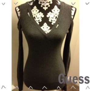 Fitted Guess cut out sweater