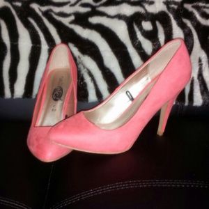 Coral heels