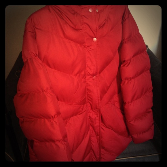 Red Puffy Coat