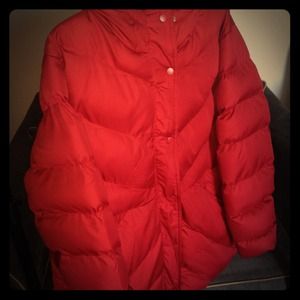 Red Puffy Coat