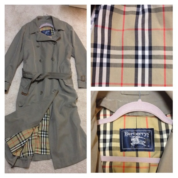 Burberry Jackets & Blazers - HOLD! VINTAGE 1980s burberry trench coat with belt
