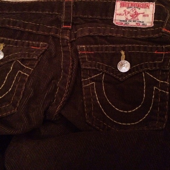 Girls size 14 true religion corduroy pants!